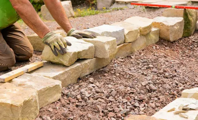 Création de murs en pierre, Narbonne, Bois & Concept